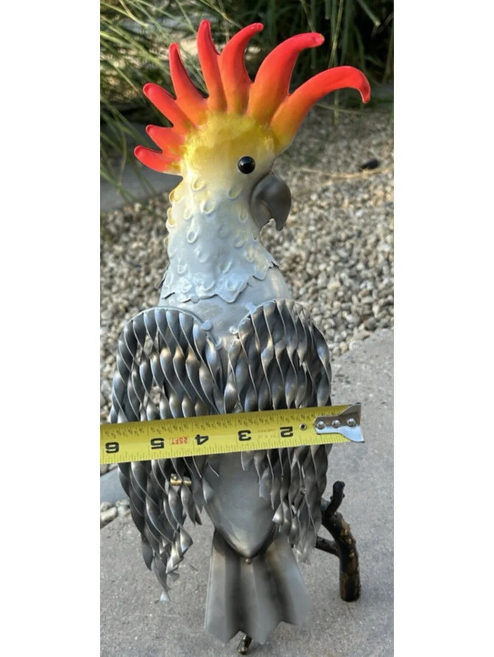 N/A metal cockatoo